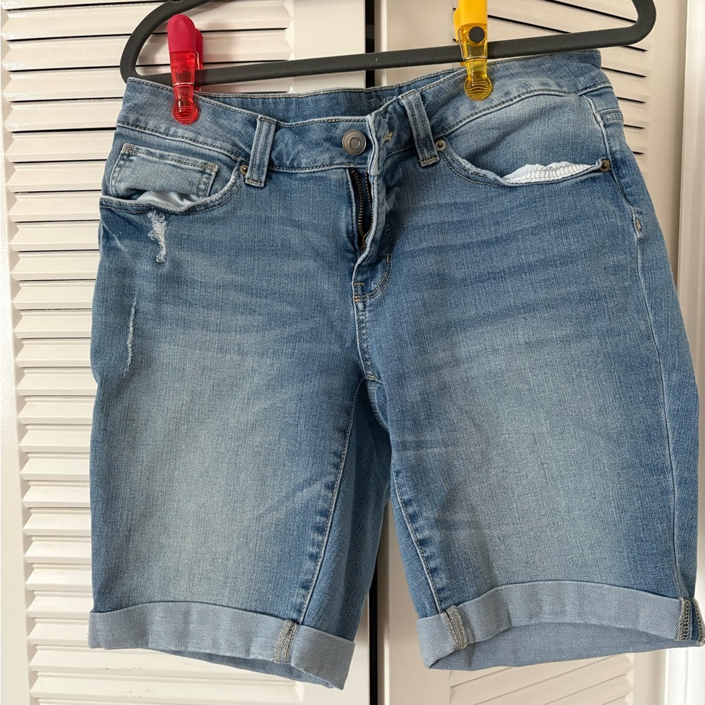 Time and Tru Light Blue Jean Shorts